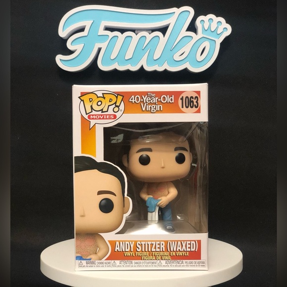 Andy Stitzer (Waxed)- 1063- The 40-Year-Old-Virgin- Mint Condition- Funko - Picture 1 of 8